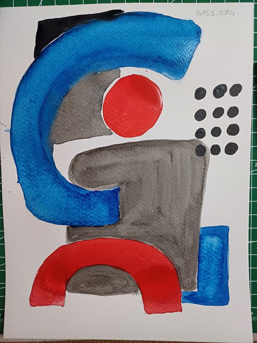 My project for course: Composition Design for Abstract Art 4