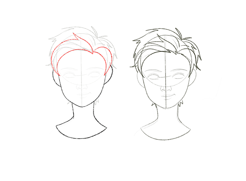 how to draw hair
