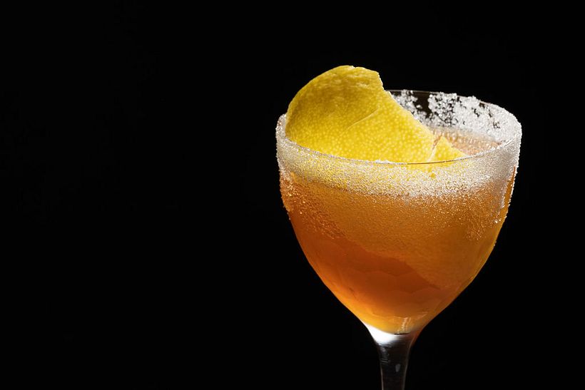 Cocktail image shot in-studio