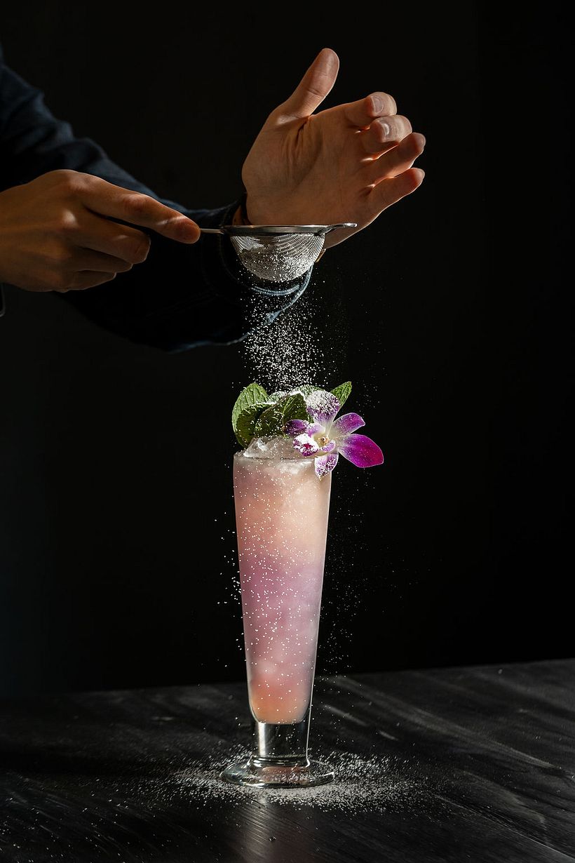 Cocktail image shot in-studio