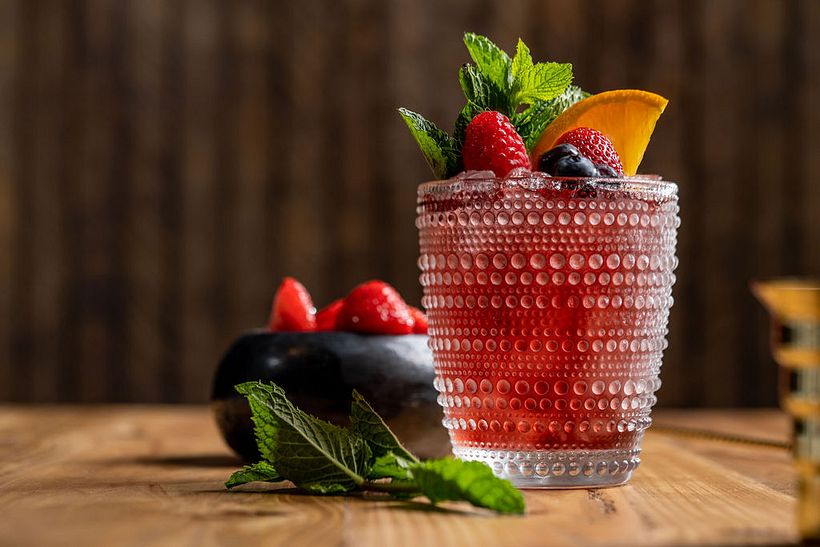 Cocktail image shot in-studio