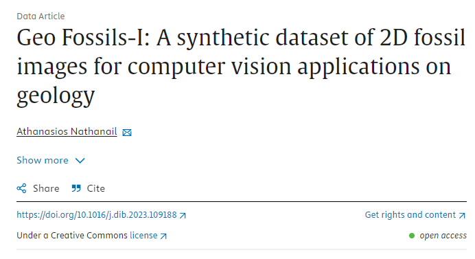 Articulo base de datos sintetica de fosiles