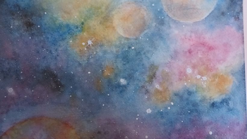 Mon projet du cours : Techniques modernes d’aquarelle 2