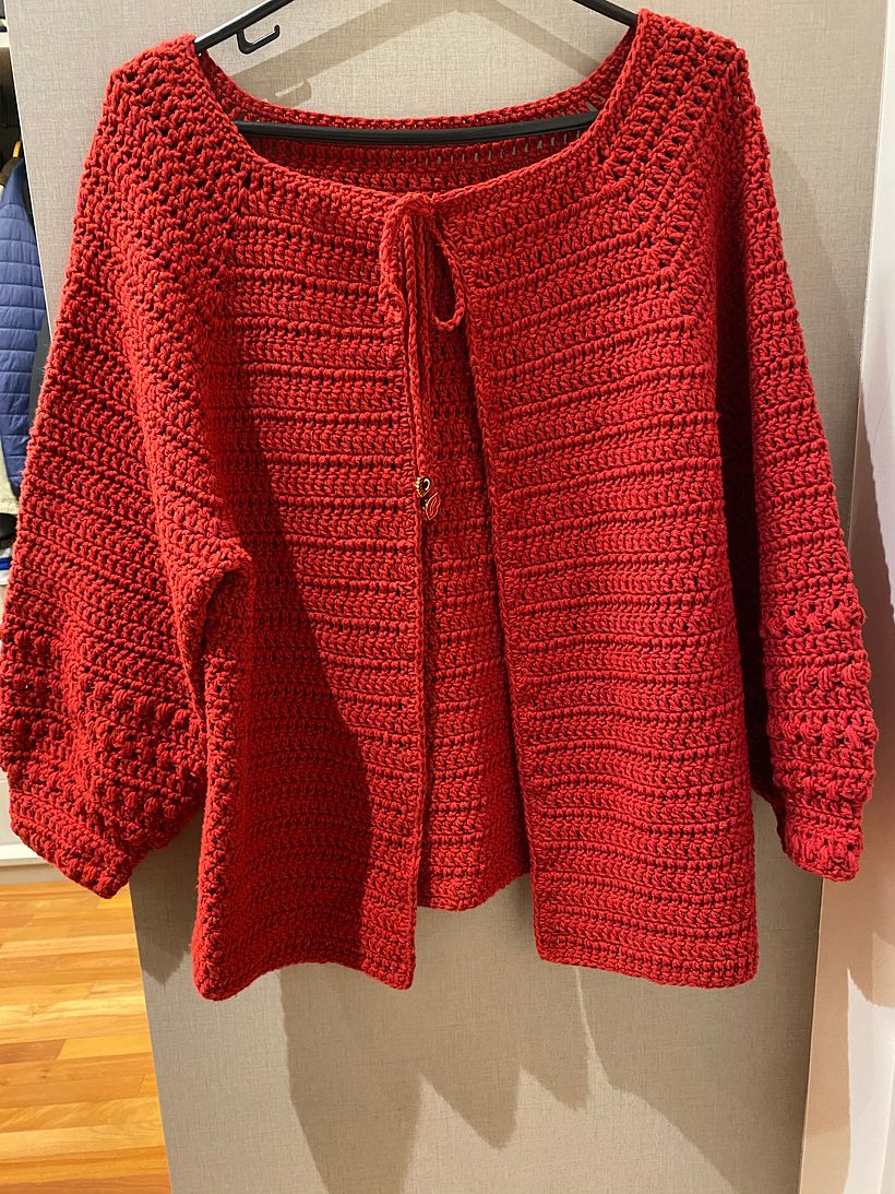 Meu projeto do curso: Top-down: roupas de crochê sem costura 3