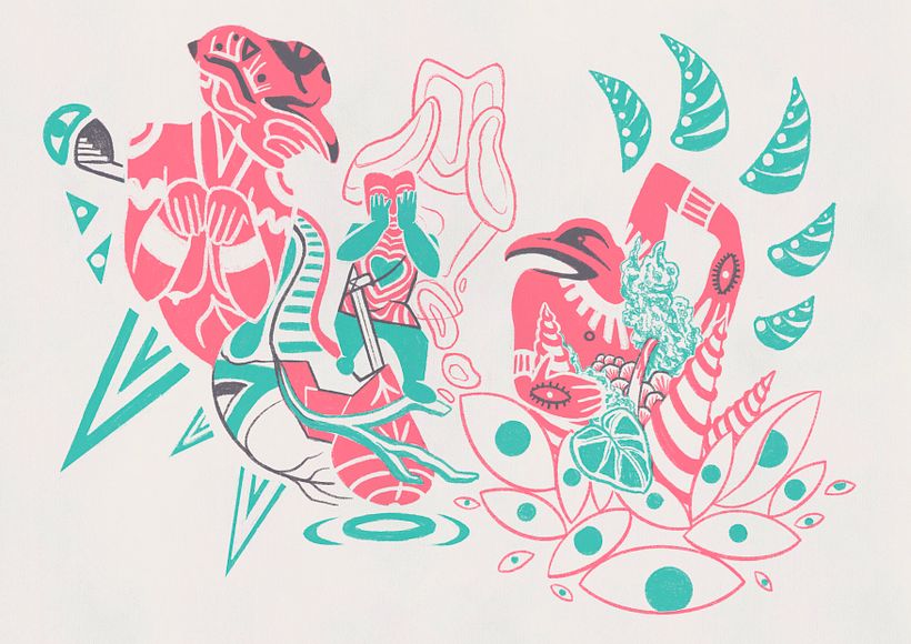 My project for course: Introduction to Illustrated Printmaking with Procreate 8
