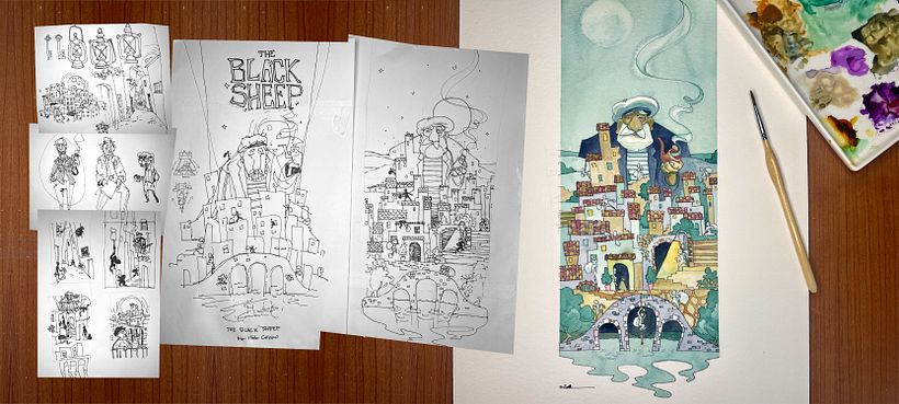 Really enjoyed learning about the visual brainstorming process and taking the idea from concept to execution. 