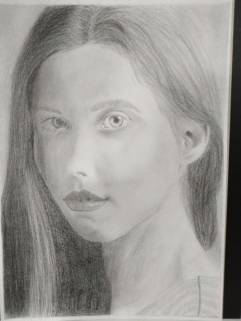 Mi proyecto del curso: Retrato realista con lápiz de grafito 3