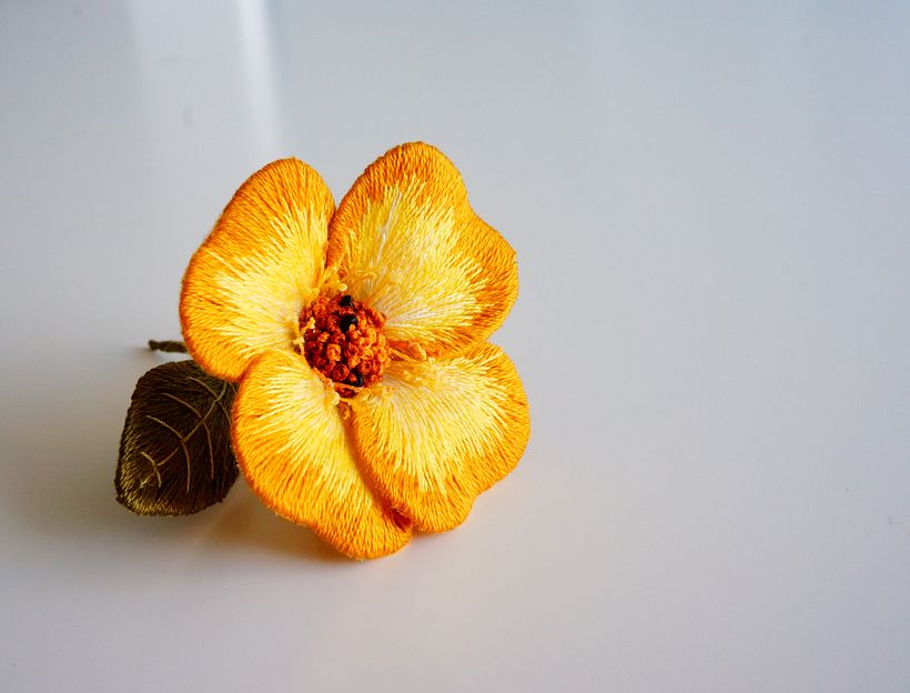 My project for course: Stumpwork Embroidery: Create 3D Ornaments  2