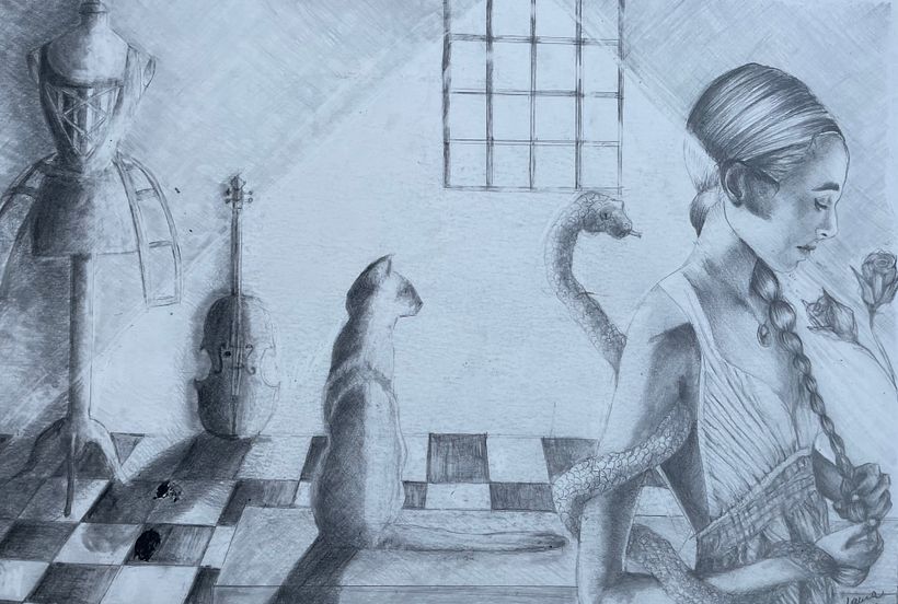 My project for course: Drawing From Imagination with Graphite and Charcoal  1