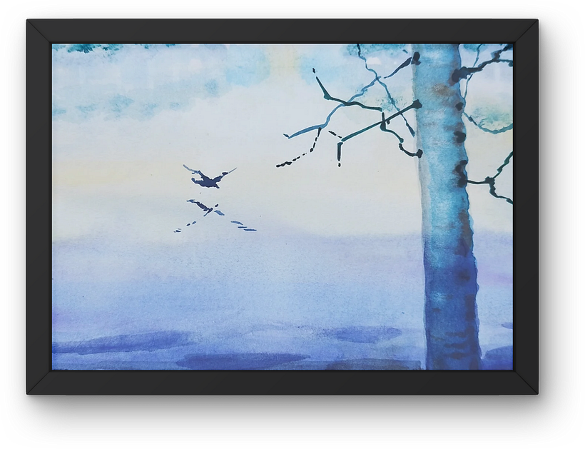 Meu projeto do curso: Paisagens atmosféricas em aquarela 1