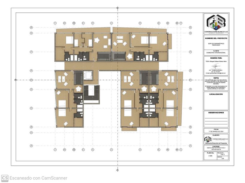 Mi proyecto del curso: Modelado de edificios paramétricos con Revit 6