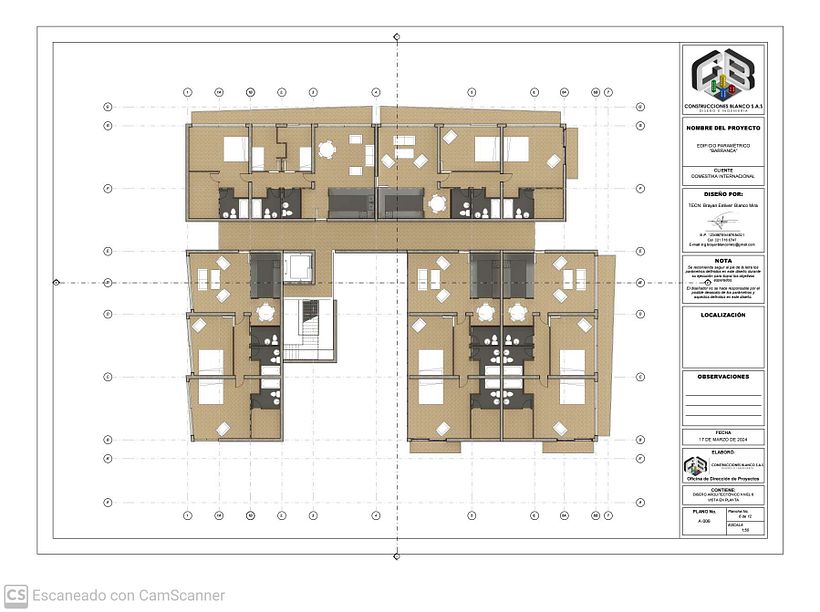 Mi proyecto del curso: Modelado de edificios paramétricos con Revit 7