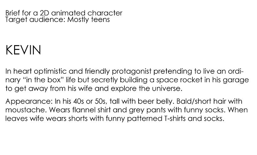 Character Brief