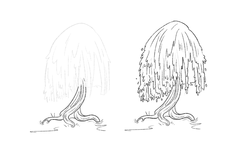 how to draw trees 