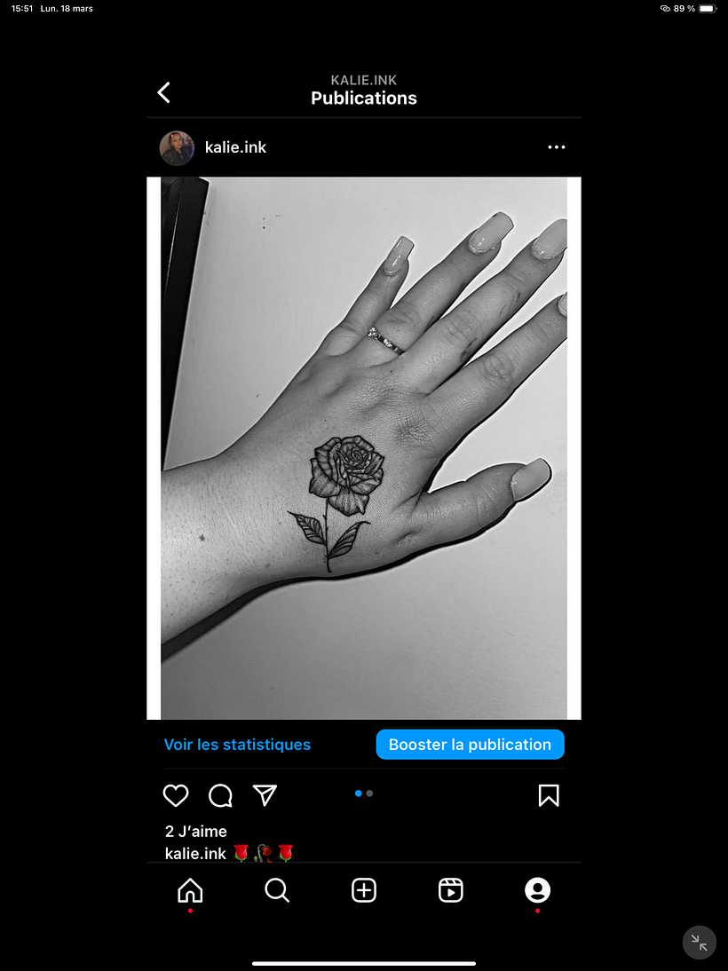 Mon projet du cours : Techniques de tatouage blackwork et fine line 2