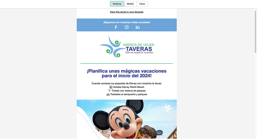 Diseño plantilla para ofertas