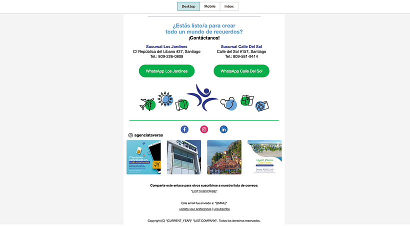 Continuación plantilla para ofertas