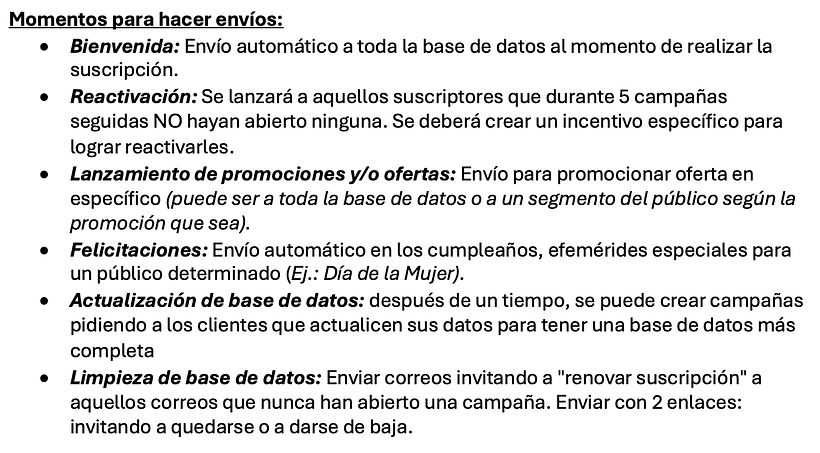 Estrategia de Envíos