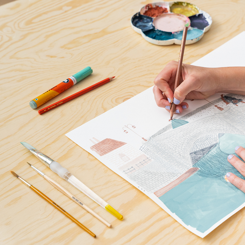 Cuaderno para ilustradores: caja de herramientas de colores y texturas, Rachel Katstaller