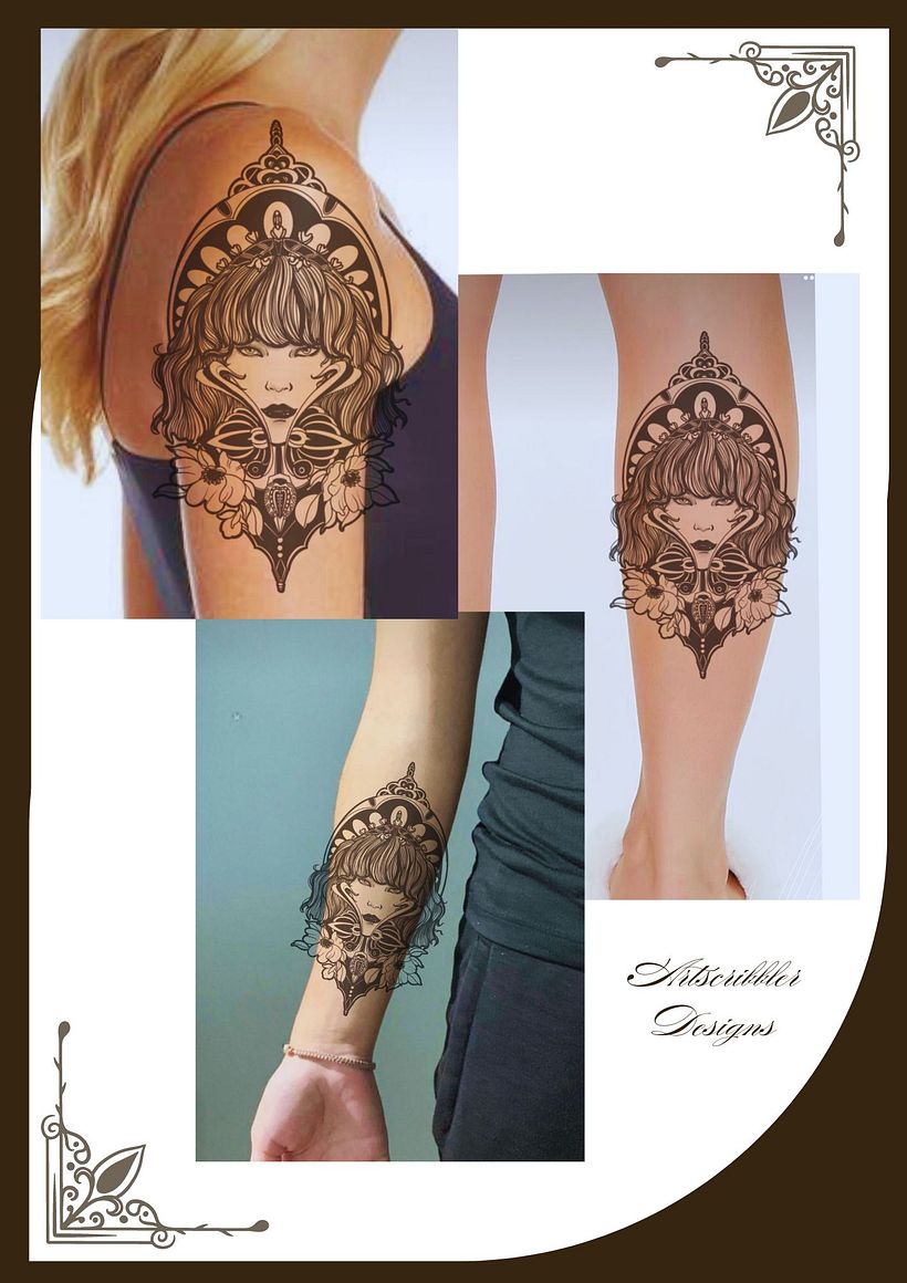 Mockup Design on the Body