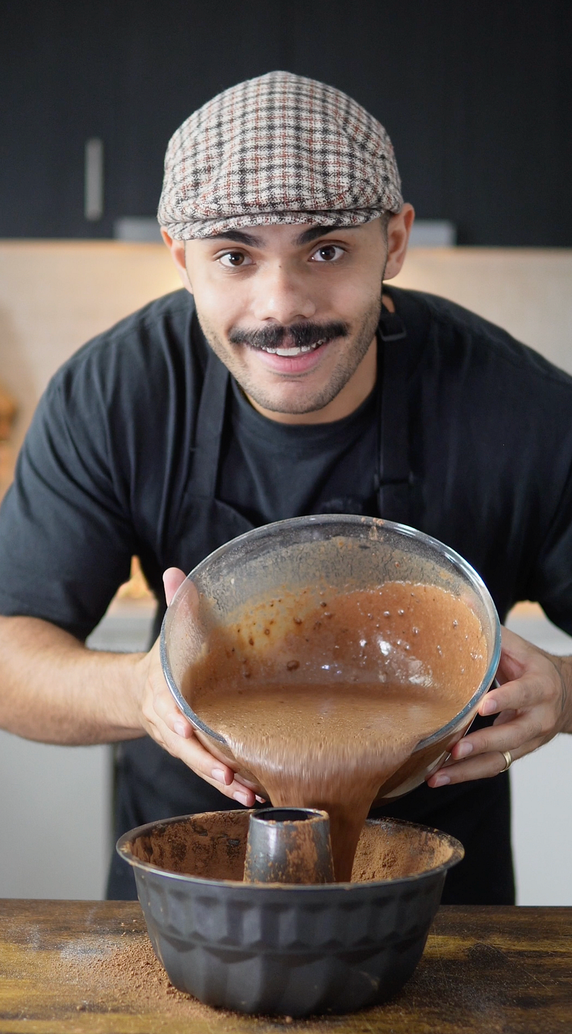 Adding to a bundt pan