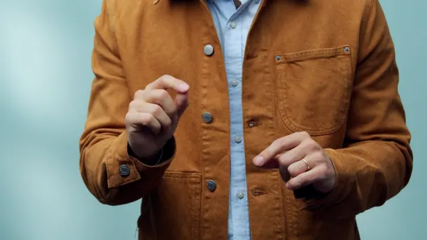 Keep your hands at a visible height.