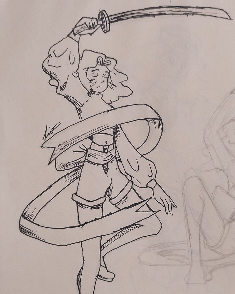 Meu projeto do curso: Desenho de personagens mangá do zero 2