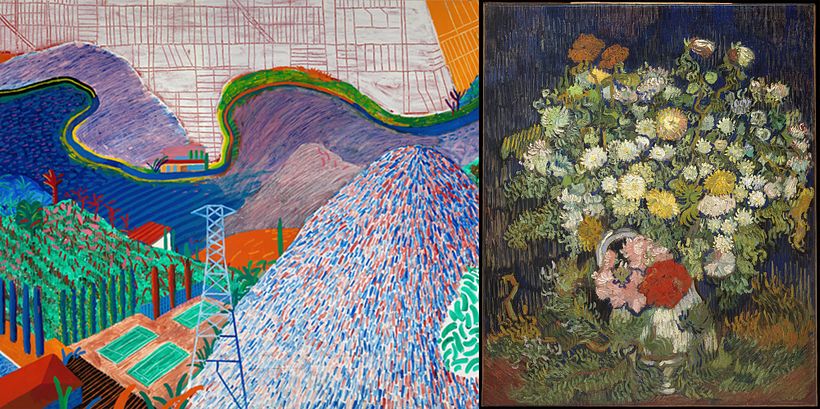 © Van Gogh Museum Amsterdam y © The David Hockney Foundation