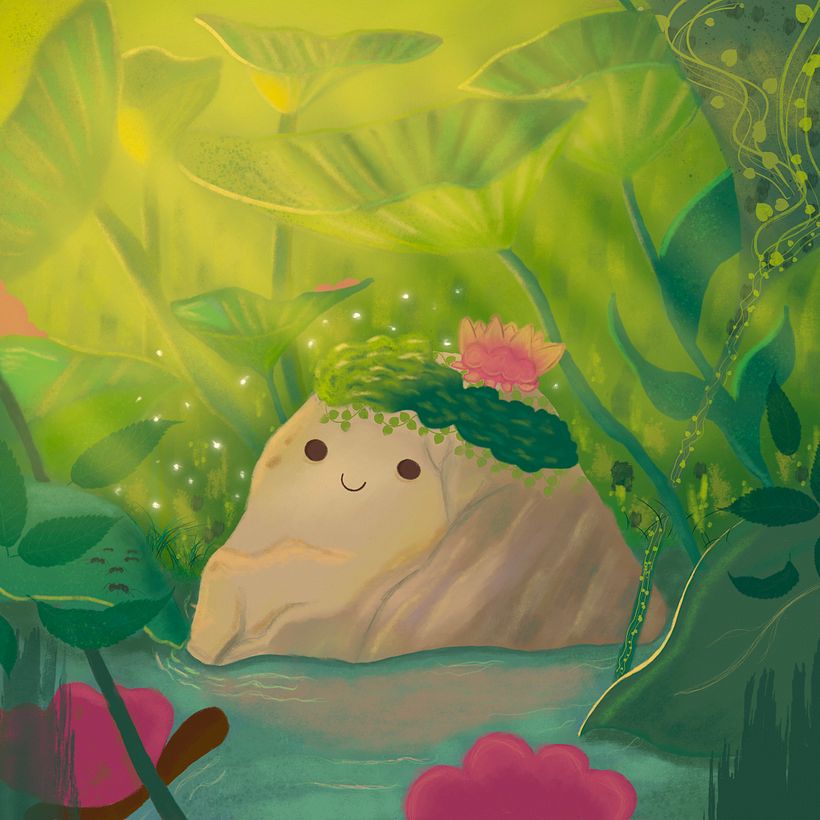 Mój projekt z kursu: Nastrojowe sceny w Procreate: maluj kolorem i światłem 1