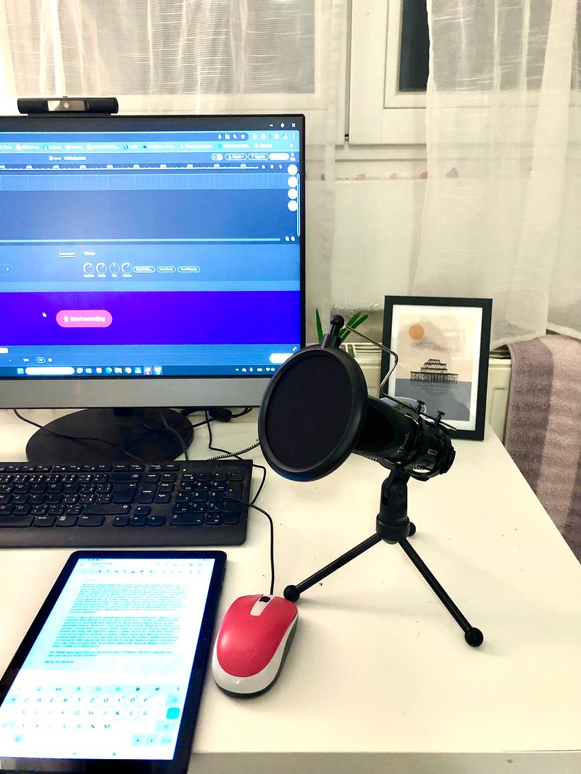 Moje podcastové domácí studio