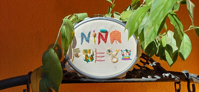 Meu projeto do curso: Introdução ao bordado com relevo 10