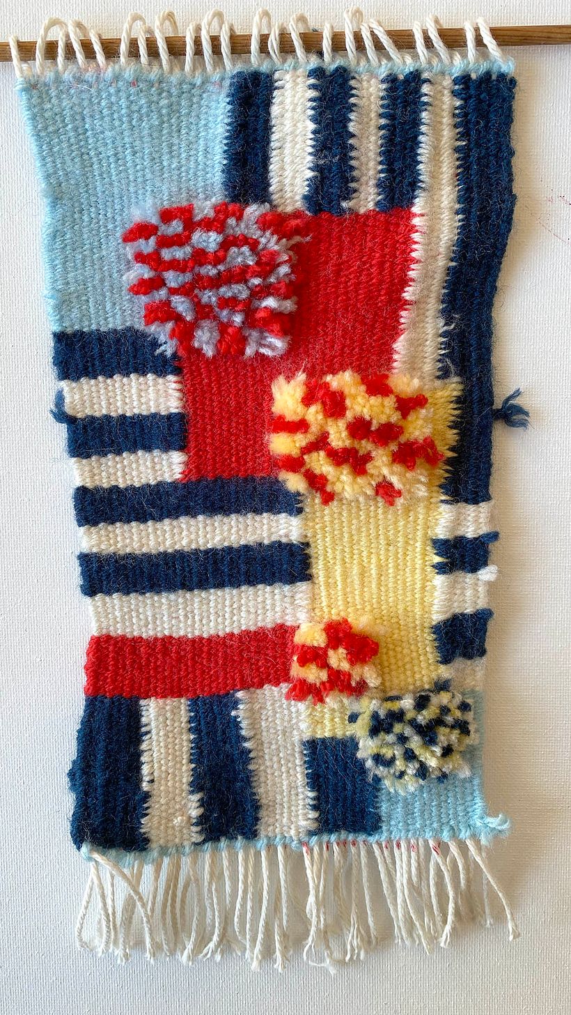 My project for course: 3D Weaving and Yarn Trimming for Wall Hangings 3