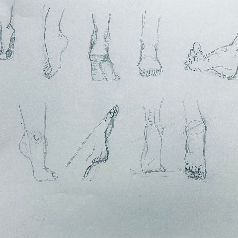 Mijn project van de cursus: Dagelijks schetsen voor betere tekentechniek - Bocetado