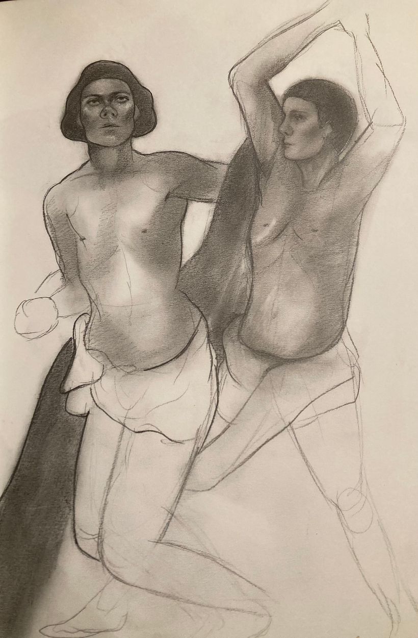 Mi proyecto del curso: Dibujo de retrato clásico: el método del Renacimiento 2