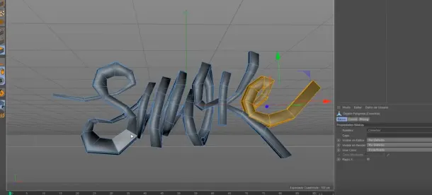 Applies Extrusion to letters to make them more attractive