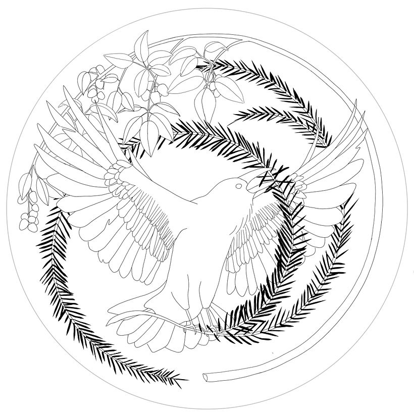 Digital sketch, optimised for tracing