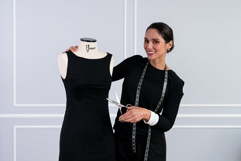 Patronaje: vestido a medida con la técnica moulage, Francys Saleh