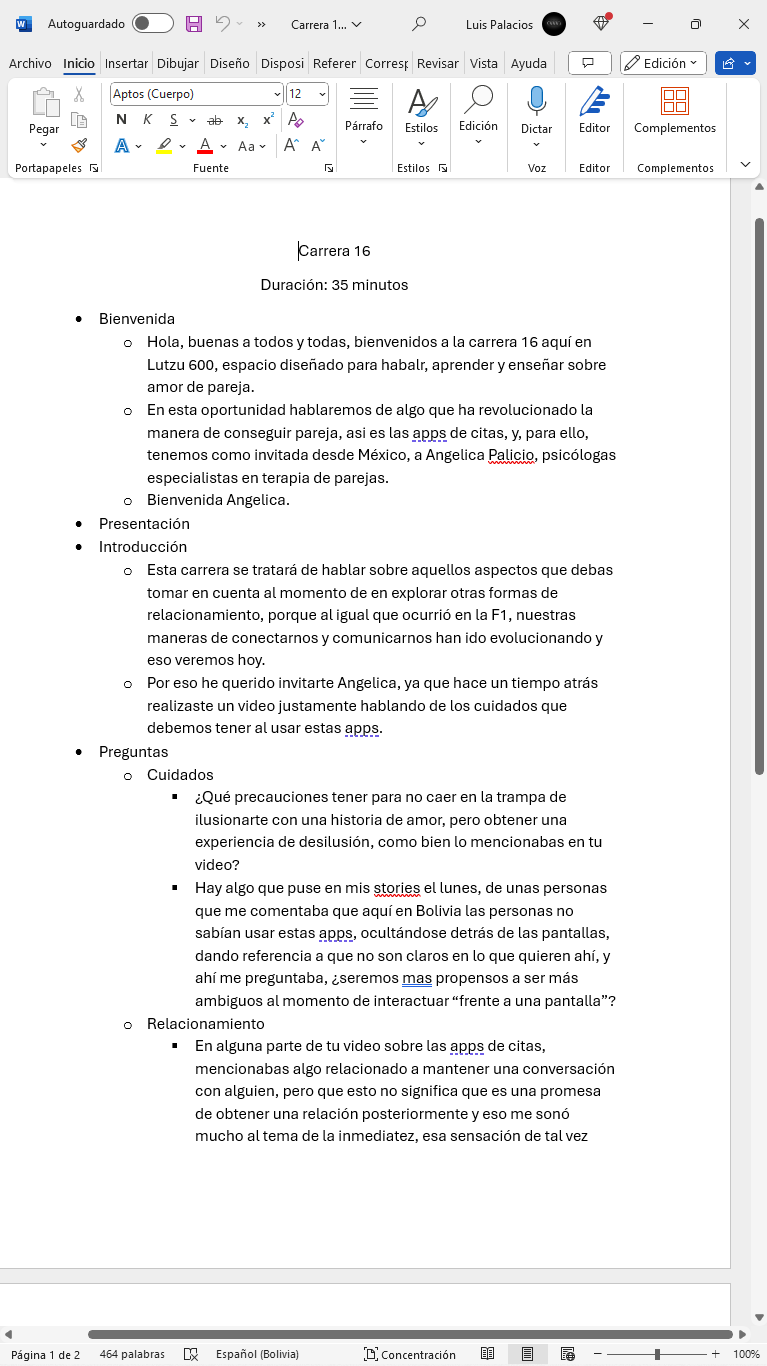 Mi proyecto del curso: Introducción a la entrevista: el arte de la conversación 4