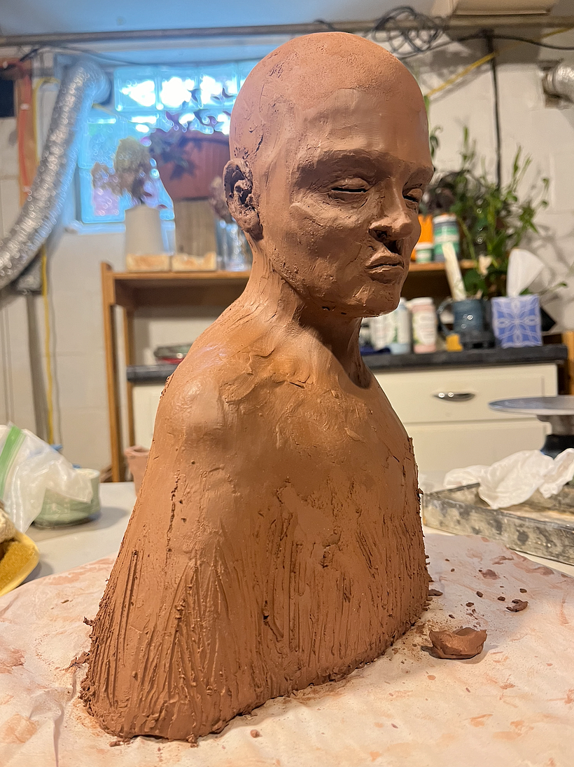 My project for course: Introduction to Clay Figurative Sculpture 3