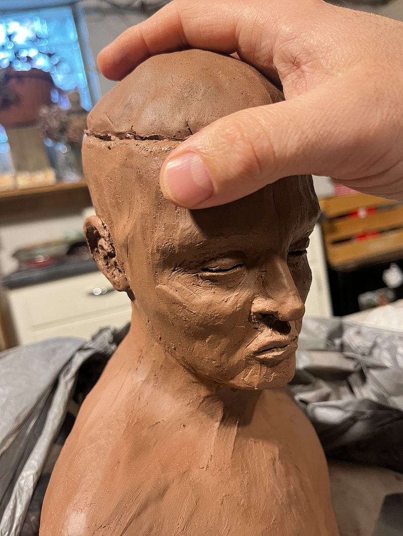 My project for course: Introduction to Clay Figurative Sculpture 4