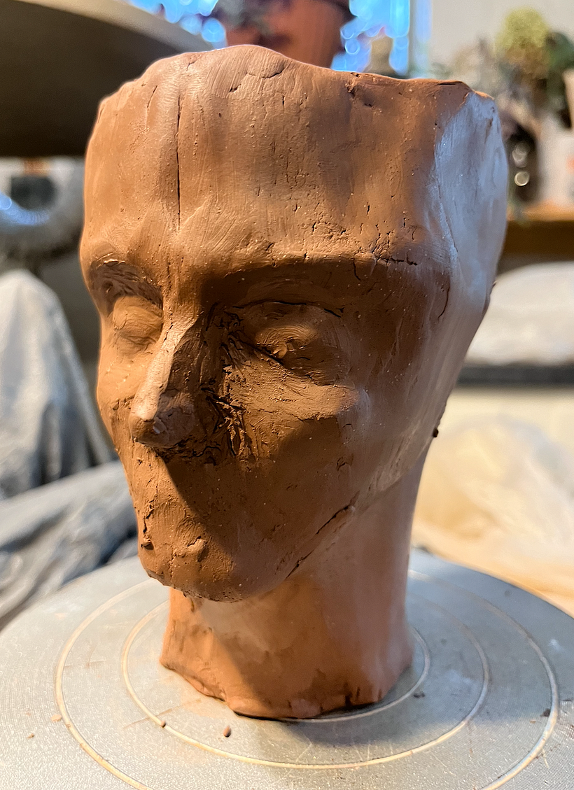 My project for course: Introduction to Clay Figurative Sculpture 6