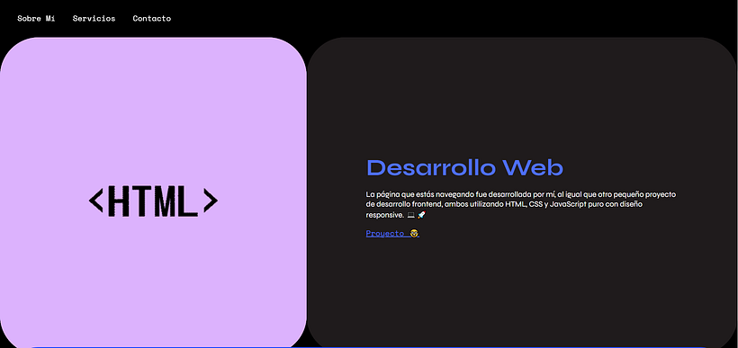 Sección 3 "Servicios"