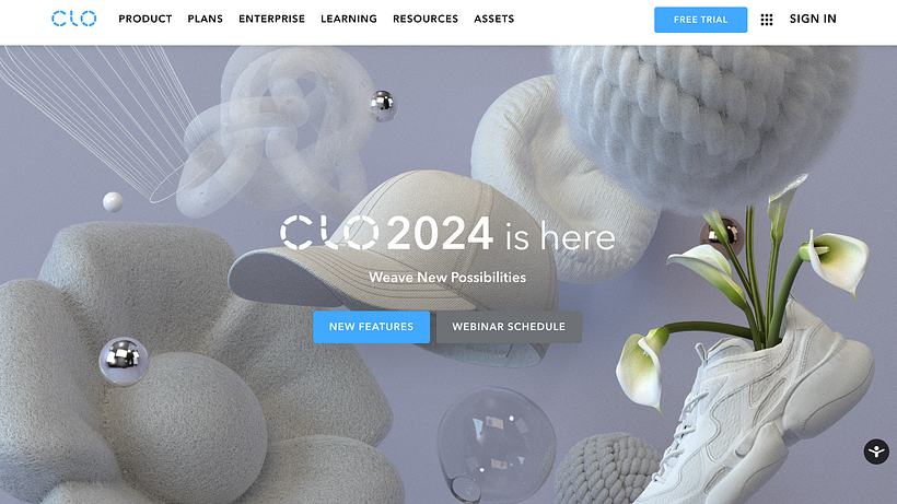 CLO3D website.