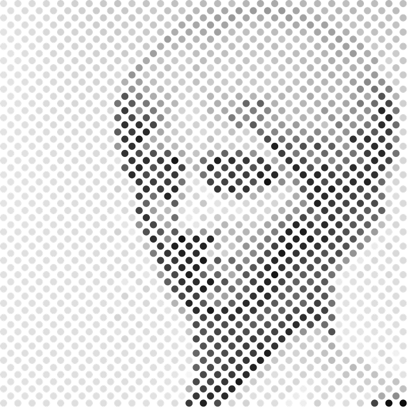 simplificando una imagen con circulos