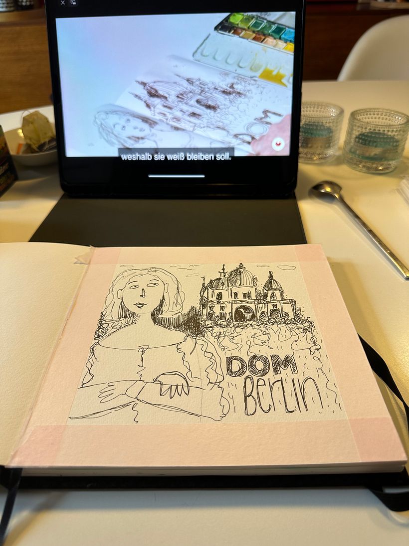 Mein Abschlussprojekt für den Kurs: Aquarellsketching: Drück deine Ideen aus 3
