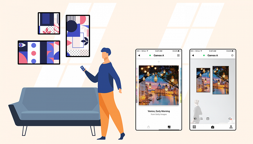 IoT App - Smart Canvas UI/UX