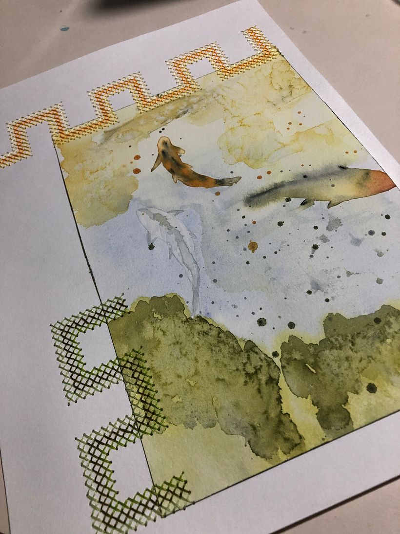 Meu projeto do curso: Cadernos bordados 2