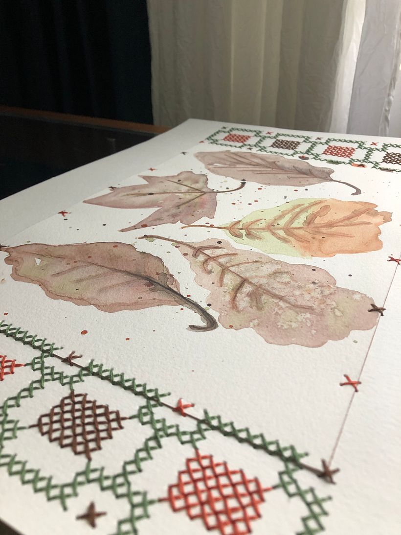 Meu projeto do curso: Cadernos bordados 4