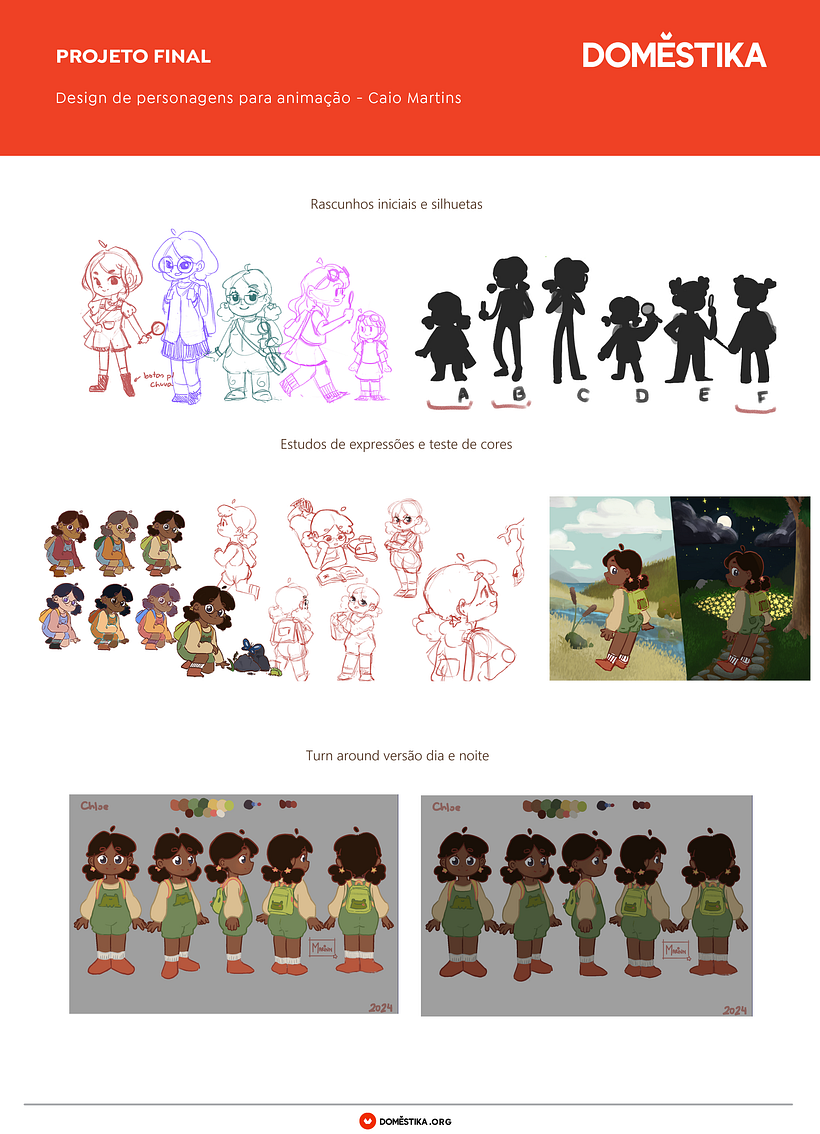 Chloe! Projeto do curso: Design de personagens para animação com Photoshop 7