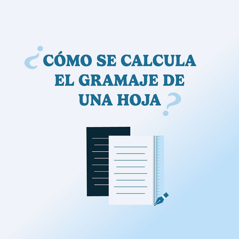 Cálculo del gramaje de una hoja 1